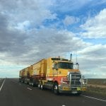 truck on highway during daytime